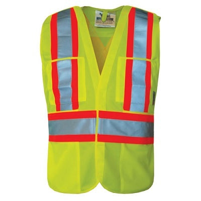 Vest-Safety, Viking, Tear Away, S/M Lime Green - 6135G-S-M