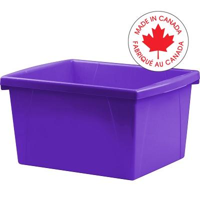 Bin-Storage, Classroom 15L, Stackable Purple - 61481U06C