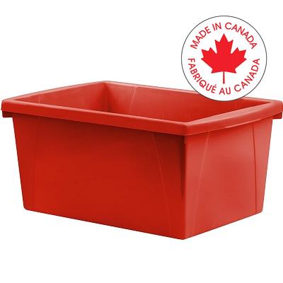 Bin-Storage, Classroom 21L, Stackable Red - 61483U06C