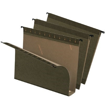 Folder-Hanging, Surehook, Legal, 2" Capacity, Standard Green - 6153X2C