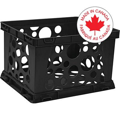File Crate-Letter/Legal, Black - 61546U03C