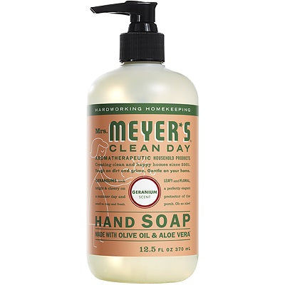 Hand Soap-Mrs Meyers, Liquid 370Ml, Geranium - 62300-00156