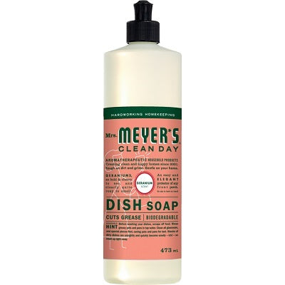 Dish Soap-Mrs Meyers Geranium 473Ml - 62300-00157