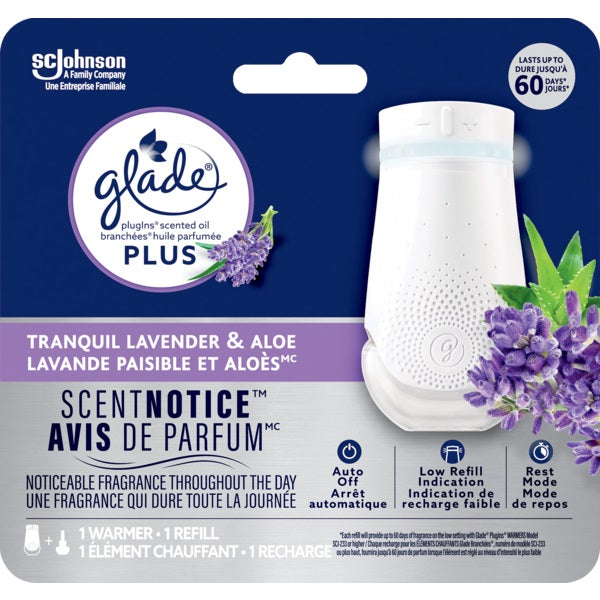Air Freshener-Glade Plugins Scented Oil Plus Lavender & Aloe - 62300-00599