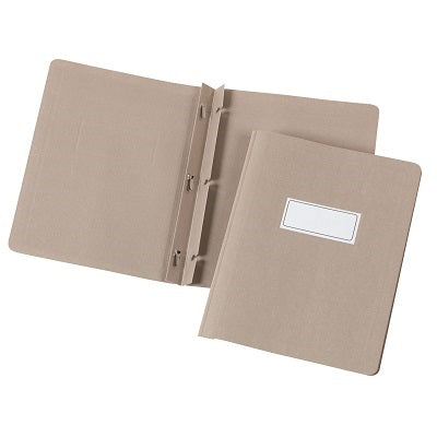 Report Cover-With Fasteners, Panel & Border, Grey 25/Bx - 62505