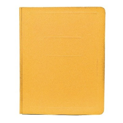Report Cover-With Fasteners, Panel & Border, Yellow 25/Bx - 62509