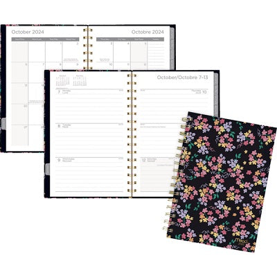Planner-Weekly/Monthly Mead Caprice 8-1/2X6 Bilingual 2025 - 6319-200F