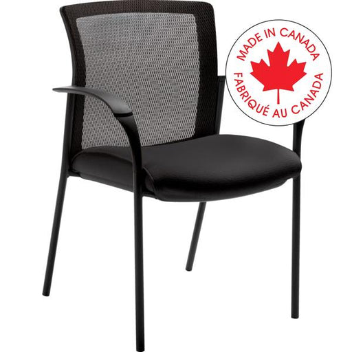 Chair-Guest, Vion Mesh Low Back, Fusion Carbon - 6325 FU85 BLK TBL BG A9 ST ST