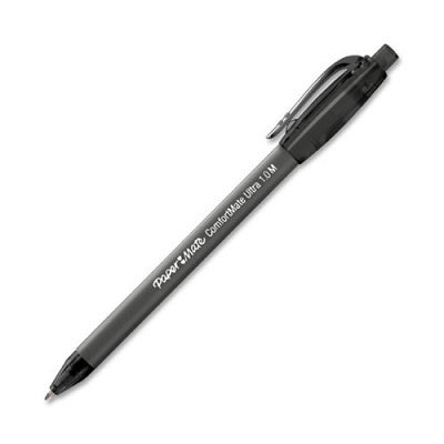 Pen-Retractable, Comfortmate Ballpoint, Medium Black 12/Bx - 6330187