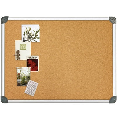 Bulletin Board-Cork With Euro Frame, 36"X48" - 64474-15530
