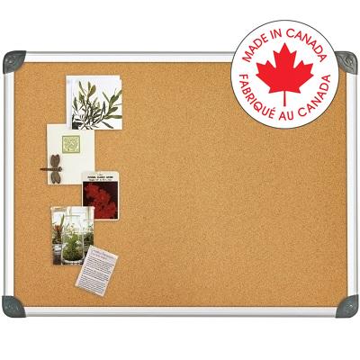 Bulletin Board-Cork With Euro Frame, 48"X72" - 64474-15531