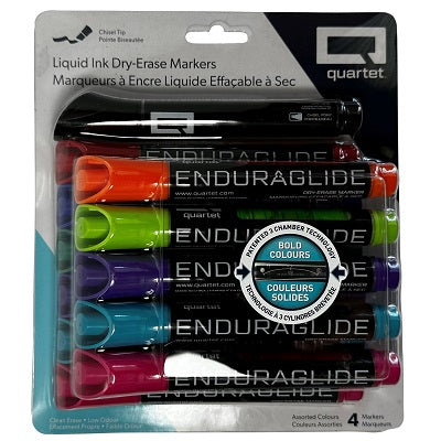 Marker-Dry Erase, Enduraglide, Low-Odour, Chisel  Assorted - 64474-59961