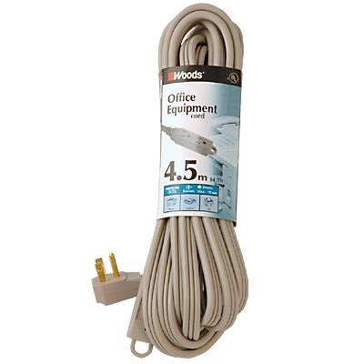 Extension Cord-Medium Duty 4.5M With Right Angle Plug - 64790401