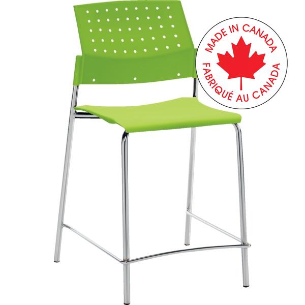 Stool-Sonic Counter Height Armless Cactus - 6558CS CCT CHM BG ST