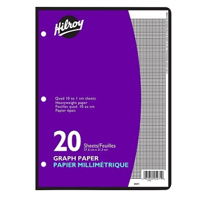Binder Paper-20 Sheet Metric, Ruled 1 Side, Heavyweight - 65800-05271