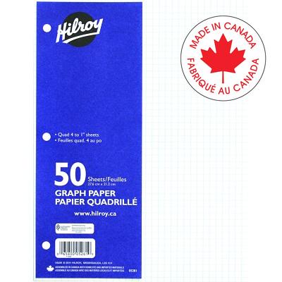 Binder Paper-50 Sheet Quad 4/Inch - 65800-05281