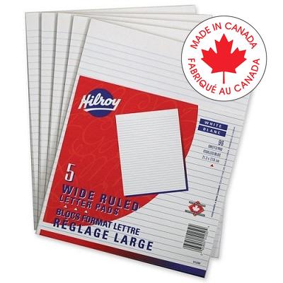 Figuring Pad-Letter Wide Ruled 96 Sheets ---5/Pack - 65800-51250