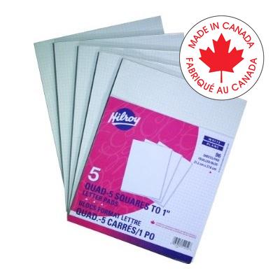 Figuring Pad-Letter Quad 5/Inch 96 Sheets ---5-/Pack - 65800-51252