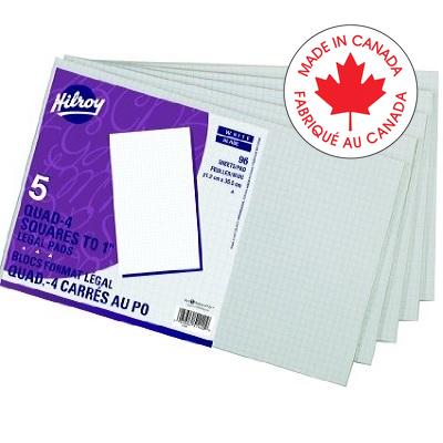 Figuring Pad-Legal Quad 4/Inch 96 Sheet---5/Pack - 65800-51440