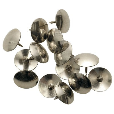Thumb Tacks-1/2" Nickel Plated, 100/Box - 65956-00522