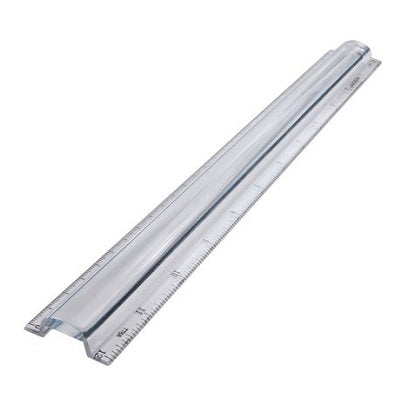 Ruler-12"/30Cm Magnifying, Clear - 65956-15571