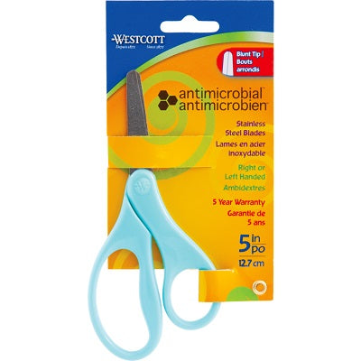 Scissors-Antimicrobial 5" Blunt, Blue - 65956-15755