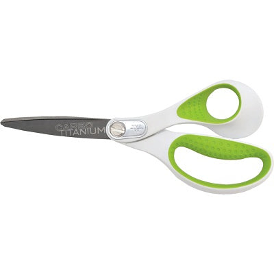 Scissors-Carbotitanium Heavy Duty 8" Straight, Green/White - 65956-16447