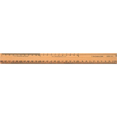 Ruler-Wooden 30Cm  Plain Edge-Metric Only - 65956-16930