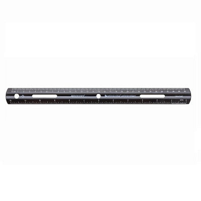 Ruler-12"/30Cm Kleenearth Black - 65956-41015