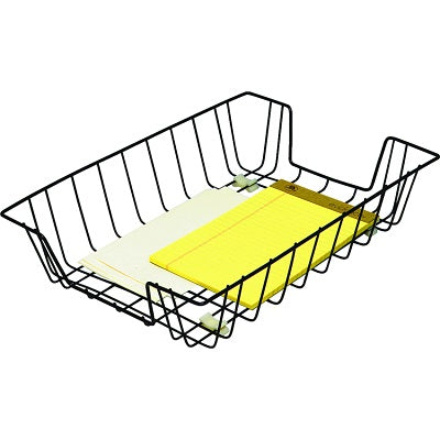 Desk Tray-Wire, Letter, Black - 65956-42012