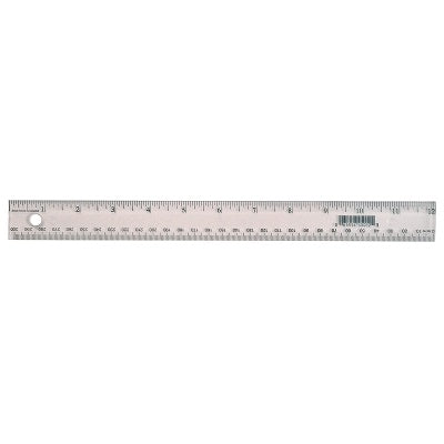Ruler-12"/30Cm Plastic, Clear - 65956-45012