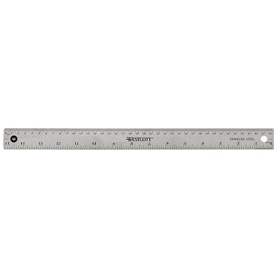 Ruler-15"/38Cm Stainless Steel With Cork Back - 65956-50202