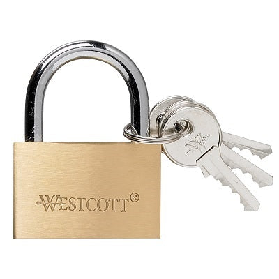 Lock-Brass Body, 40Mm Padlock With 3 Keys - 65956-56144