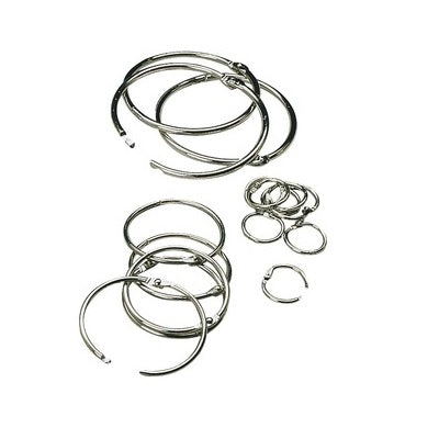 Rings-Loose Leaf Assorted Sizes 15/Pack - 65956-75915