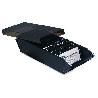 Business Card File-Capacity 600, Metal Frame - 65956-86600