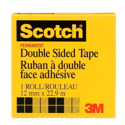 Tape-Scotch Double Sided 12.7Mmx32.9M Boxed - 665-12