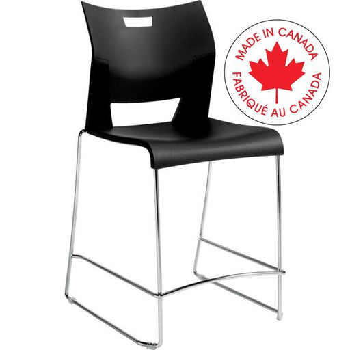 Stool-Duet Counter Height, Armless, Night - 6661 BLK CG ST