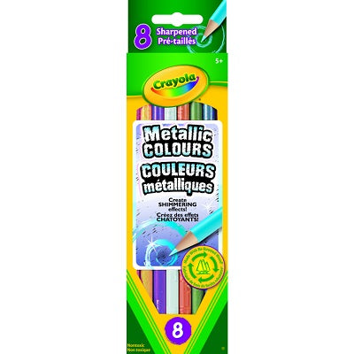 Pencils-Metallic, Crayola 8 Colours - 67-1151