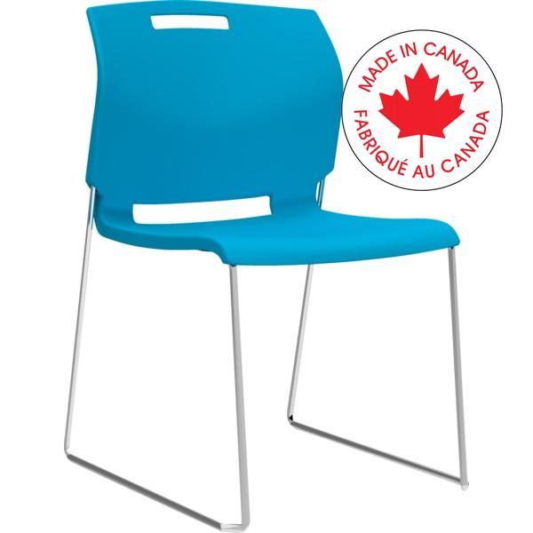 Chair-Stacking, Popcorn Buzz Blue - 6711 BZB XG ST