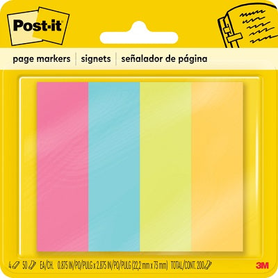 Page Markers-Post It 1X3 Ultra Colours - 671-4AU