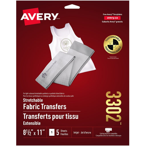 Transfers-T-Shirt, Stretchable 8-1/2X11, 5/Pk - 67933-03302