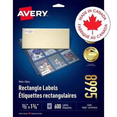 Labels-Address White 2/3" X 1-3/4"   600/Pk - 67933-08995