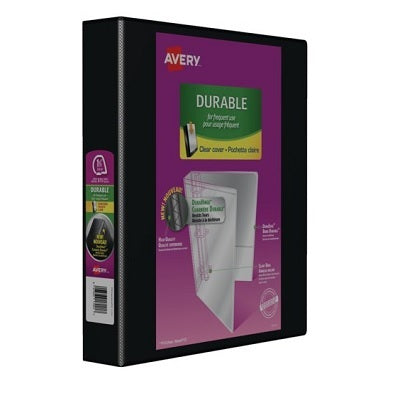 Binder-Overlay, Durable 1.5" Slant D-Ring, Black - 67933-17021