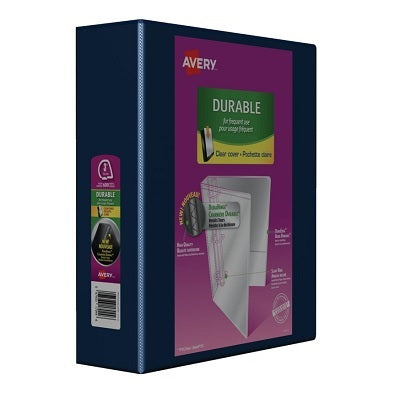 Binder-Overlay, Durable 3" Slant D-Ring, Navy - 67933-17044