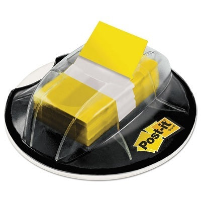 Flags-Post-It, 1" Grip Dispenser, Yellow - 680-HVYW