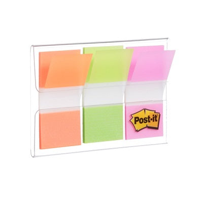 Flags-Post-It, 1" 20 Each Orange, Lime & Pink - 680-OLP