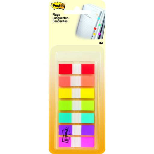 Flags-Post-It, 1/2" Rainbow Colours - 683-7CF