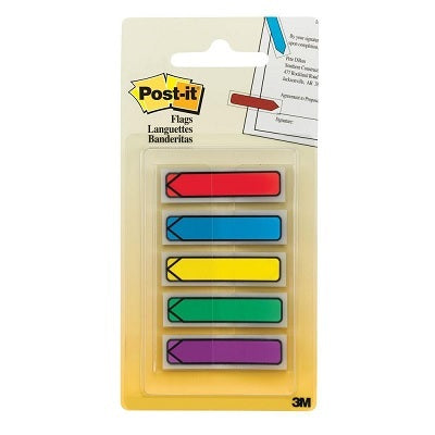 Flags-Post-It, Arrow 20 X 5 Colour - 684-ARR1