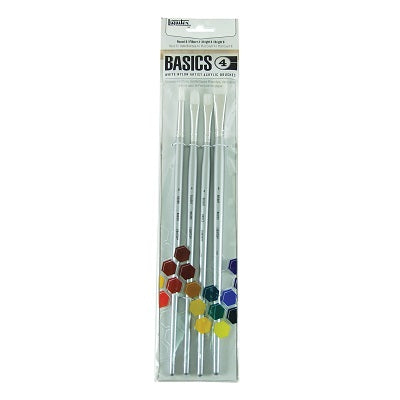 Paint Brush-Liquitex Basics Acrylic, 4 Long Handle - 692003
