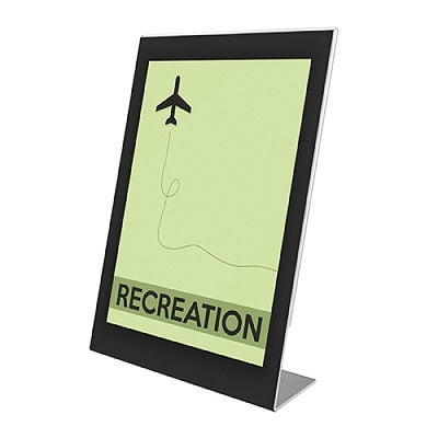 Sign Holder-Superior Image, 8.5X11 Portrait, Black Border - 69775